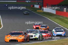 Orange 1 Team Lazarus - Fabrizio Crestani(ITA), Gustavo Yacaman(COL), Nicolas Pohler(D) - Lamborghini Huracan GT3 13-14.05.2017. Blancpain Endurance Series, Rd 4, Silverstone, England.