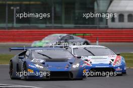 Attempto Racing - Marco Mapelli(ITA), Giovanni Venturini(ITA), Bertrand Baguette(BEL) - Lamborghini Huracan GT3 13-14.05.2017. Blancpain Endurance Series, Rd 4, Silverstone, England.