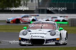 Herberth Motorsport - Juergen Haring(DEU), Alfred Renauer(DEU), Robert Renauer(DEU) - Porsche 991 GT3 R 13-14.05.2017. Blancpain Endurance Series, Rd 4, Silverstone, England.