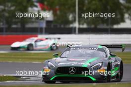 HTP Motorsport - Dominik Baumann(AUT), Edward SandstrÃ¶m(SWE), Fabian Schiller(DEU) - Mercedes-AMG GT3 13-14.05.2017. Blancpain Endurance Series, Rd 4, Silverstone, England.