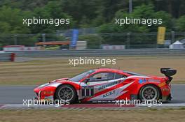 Blancpain GT Series Sprint Cup 2017, New Race Festival Kessel Racing - Michael Broniszewski(POL) - Giacomo Piccini(ITA) - Ferrari 488 GT3 03.06.2017-04.05.2016 Blancpain GT Series Sprint Cup, Round 5, Zolder, Belgium
