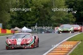 AF Corse - Ishikawa Motoaki(JPN), Lorenzo Bontempelli(ITA), Olivier Beretta(MCO), Francesco Castellacci(MCO) - Ferrari 488 GT3 27-30.07.2017. Blancpain Endurance Series, Rd 7, 24 Hours of Spa, Spa Francorchamps, Belgium