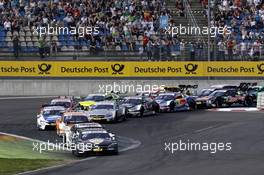 Start Race 2: Robert Wickens (CAN) - Mercedes-AMG C 63 DTM Mercedes-AMG Motorsport Mercedes me 21.05.2017, DTM Round 2, Lausitzring, Germany, Sunday.