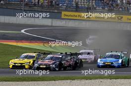 Timo Glock (GER) - BMW M4 DTM BMW Team RMR, Marco Wittmann (GER) - BMW M4 DTM BMW Team RMG 21.05.2017, DTM Round 2, Lausitzring, Germany, Sunday.