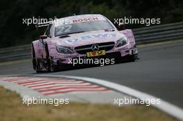 Lucas Auer (AUT) Mercedes-AMG Team HWA, Mercedes-AMG C63 DTM. 16.06.2017, DTM Round 3, Hungaroring, Hungary, Friday.