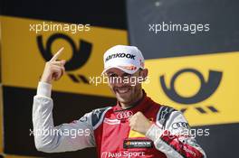 Podium: Race winner Rene Rast (GER) Audi Sport Team Rosberg, Audi RS 5 DTM. 18.06.2017, DTM Round 3, Hungaroring, Hungary, Sunday.