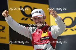 Podium: Race winner Rene Rast (GER) Audi Sport Team Rosberg, Audi RS 5 DTM. 18.06.2017, DTM Round 3, Hungaroring, Hungary, Sunday.