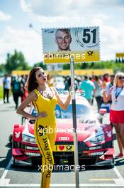 DTM grid girl 23.07.2017, DTM Round 5, Moscow, Russia, Sunday.
