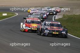 Marco Wittmann (GER) BMW Team RMG, BMW M4 DTM leads at the start of the race. 20.08.2017, DTM Round 6, Circuit Zandvoort, Netherlands, Sunday.