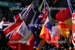 Flags. 26.03.2017. Formula 1 World Championship, Rd 1, Australian Grand Prix, Albert Park, Melbourne, Australia, Race Day.