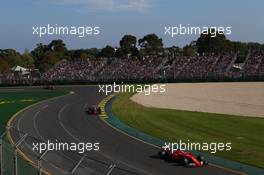 Kimi Raikkonen (FIN) Ferrari SF70H. 26.03.2017. Formula 1 World Championship, Rd 1, Australian Grand Prix, Albert Park, Melbourne, Australia, Race Day.