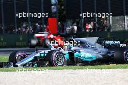 Lewis Hamilton (GBR) Mercedes AMG F1 W08. 26.03.2017. Formula 1 World Championship, Rd 1, Australian Grand Prix, Albert Park, Melbourne, Australia, Race Day.