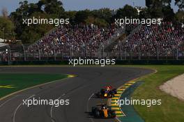 Jolyon Palmer (GBR) Renault Sport F1 Team RS17. 26.03.2017. Formula 1 World Championship, Rd 1, Australian Grand Prix, Albert Park, Melbourne, Australia, Race Day.