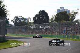 Romain Grosjean (FRA) Haas F1 Team VF-17. 26.03.2017. Formula 1 World Championship, Rd 1, Australian Grand Prix, Albert Park, Melbourne, Australia, Race Day.
