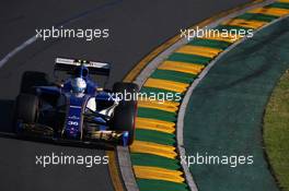 Antonio Giovinazzi (ITA) Sauber F1 Team. 26.03.2017. Formula 1 World Championship, Rd 1, Australian Grand Prix, Albert Park, Melbourne, Australia, Race Day.
