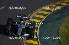 Lewis Hamilton (GBR) Mercedes AMG F1 W08. 26.03.2017. Formula 1 World Championship, Rd 1, Australian Grand Prix, Albert Park, Melbourne, Australia, Race Day.