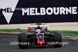 Romain Grosjean (FRA) Haas F1 Team VF-17. 25.03.2017. Formula 1 World Championship, Rd 1, Australian Grand Prix, Albert Park, Melbourne, Australia, Qualifying Day.
