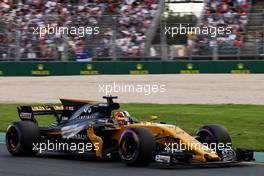 Nico Hulkenberg (GER) Renault Sport F1 Team RS17. 25.03.2017. Formula 1 World Championship, Rd 1, Australian Grand Prix, Albert Park, Melbourne, Australia, Qualifying Day.