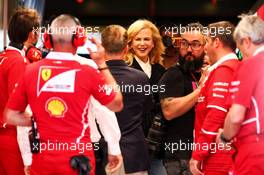Nicole Kidman (AUS) Actress with the Ferrari team. 25.03.2017. Formula 1 World Championship, Rd 1, Australian Grand Prix, Albert Park, Melbourne, Australia, Qualifying Day.