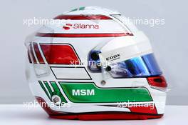 The helmet of Antonio Giovinazzi (ITA) Sauber F1 Team. 25.03.2017. Formula 1 World Championship, Rd 1, Australian Grand Prix, Albert Park, Melbourne, Australia, Qualifying Day.