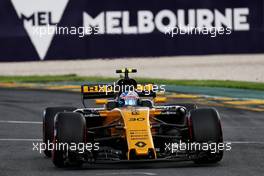 Jolyon Palmer (GBR) Renault Sport F1 Team RS17. 25.03.2017. Formula 1 World Championship, Rd 1, Australian Grand Prix, Albert Park, Melbourne, Australia, Qualifying Day.