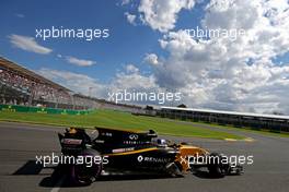 Jolyon Palmer (GBR) Renault Sport F1 Team   25.03.2017. Formula 1 World Championship, Rd 1, Australian Grand Prix, Albert Park, Melbourne, Australia, Qualifying Day.