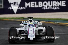 Felipe Massa (BRA) Williams FW40. 25.03.2017. Formula 1 World Championship, Rd 1, Australian Grand Prix, Albert Park, Melbourne, Australia, Qualifying Day.
