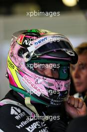 Sergio Perez (MEX) Sahara Force India F1. 25.03.2017. Formula 1 World Championship, Rd 1, Australian Grand Prix, Albert Park, Melbourne, Australia, Qualifying Day.