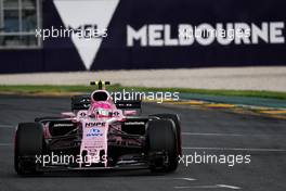 Esteban Ocon (FRA) Sahara Force India F1 VJM10. 25.03.2017. Formula 1 World Championship, Rd 1, Australian Grand Prix, Albert Park, Melbourne, Australia, Qualifying Day.