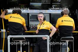 Nick Chester (GBR) Renault Sport F1 Team Chassis Technical Director  07.07.2017. Formula 1 World Championship, Rd 9, Austrian Grand Prix, Spielberg, Austria, Practice Day.