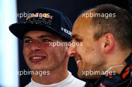 Max Verstappen (NLD) Red Bull Racing with Gianpiero Lambiase (ITA) Red Bull Racing Engineer. 07.07.2017. Formula 1 World Championship, Rd 9, Austrian Grand Prix, Spielberg, Austria, Practice Day.