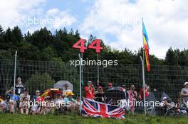 Fans. 07.07.2017. Formula 1 World Championship, Rd 9, Austrian Grand Prix, Spielberg, Austria, Practice Day.