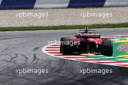 Kimi Raikkonen (FIN) Ferrari SF70H sends sparks flying. 07.07.2017. Formula 1 World Championship, Rd 9, Austrian Grand Prix, Spielberg, Austria, Practice Day.