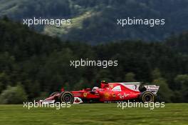 Kimi Raikkonen (FIN) Ferrari SF70H. 07.07.2017. Formula 1 World Championship, Rd 9, Austrian Grand Prix, Spielberg, Austria, Practice Day.