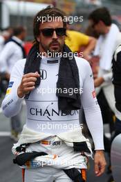 Fernando Alonso (ESP) McLaren MCL32. 09.07.2017. Formula 1 World Championship, Rd 9, Austrian Grand Prix, Spielberg, Austria, Race Day.