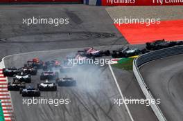 The start of the race. 09.07.2017. Formula 1 World Championship, Rd 9, Austrian Grand Prix, Spielberg, Austria, Race Day.