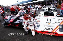 (L to R): Tom Kristensen (DEN) with Neel Jani (SUI). 08.07.2017. Formula 1 World Championship, Rd 9, Austrian Grand Prix, Spielberg, Austria, Qualifying Day.