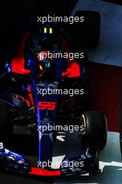 Carlos Sainz Jr (ESP) Scuderia Toro Rosso STR12. 23.06.2017. Formula 1 World Championship, Rd 8, Azerbaijan Grand Prix, Baku Street Circuit, Azerbaijan, Practice Day.