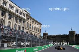Jolyon Palmer (GBR) Renault Sport F1 Team RS17. 23.06.2017. Formula 1 World Championship, Rd 8, Azerbaijan Grand Prix, Baku Street Circuit, Azerbaijan, Practice Day.
