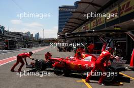 Kimi Raikkonen (FIN) Ferrari SF70H. 23.06.2017. Formula 1 World Championship, Rd 8, Azerbaijan Grand Prix, Baku Street Circuit, Azerbaijan, Practice Day.