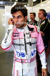 Sergio Perez (MEX) Sahara Force India F1. 23.06.2017. Formula 1 World Championship, Rd 8, Azerbaijan Grand Prix, Baku Street Circuit, Azerbaijan, Practice Day.