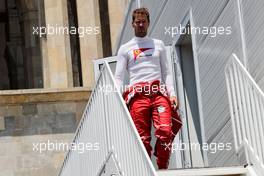 Sebastian Vettel (GER) Ferrari. 23.06.2017. Formula 1 World Championship, Rd 8, Azerbaijan Grand Prix, Baku Street Circuit, Azerbaijan, Practice Day.