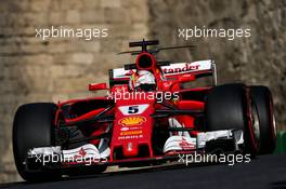 Sebastian Vettel (GER) Ferrari SF70H. 23.06.2017. Formula 1 World Championship, Rd 8, Azerbaijan Grand Prix, Baku Street Circuit, Azerbaijan, Practice Day.