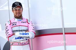 Sergio Perez (MEX) Sahara Force India F1. 23.06.2017. Formula 1 World Championship, Rd 8, Azerbaijan Grand Prix, Baku Street Circuit, Azerbaijan, Practice Day.