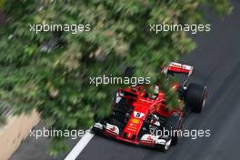Sebastian Vettel (GER) Scuderia Ferrari  23.06.2017. Formula 1 World Championship, Rd 8, Azerbaijan Grand Prix, Baku Street Circuit, Azerbaijan, Practice Day.