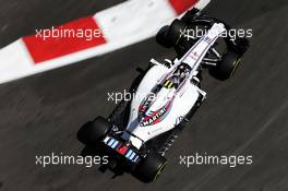 Lance Stroll (CDN) Williams FW40. 23.06.2017. Formula 1 World Championship, Rd 8, Azerbaijan Grand Prix, Baku Street Circuit, Azerbaijan, Practice Day.