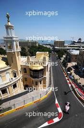 Esteban Ocon (FRA) Sahara Force India F1 VJM10. 23.06.2017. Formula 1 World Championship, Rd 8, Azerbaijan Grand Prix, Baku Street Circuit, Azerbaijan, Practice Day.