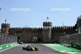 Jolyon Palmer (GBR) Renault Sport F1 Team RS17. 23.06.2017. Formula 1 World Championship, Rd 8, Azerbaijan Grand Prix, Baku Street Circuit, Azerbaijan, Practice Day.