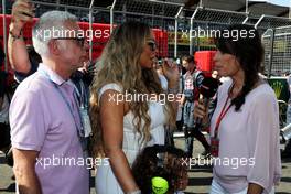 Mariah Carey (USA) Singer, on the grid. 25.06.2017. Formula 1 World Championship, Rd 8, Azerbaijan Grand Prix, Baku Street Circuit, Azerbaijan, Race Day.