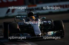Lewis Hamilton (GBR) Mercedes AMG F1 W08. 25.06.2017. Formula 1 World Championship, Rd 8, Azerbaijan Grand Prix, Baku Street Circuit, Azerbaijan, Race Day.